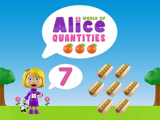 World of Alice   Quantities game cover