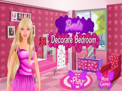 Barbie decorate bedroom game cover