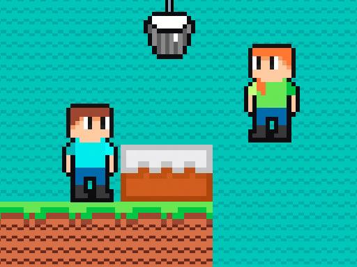 Brothers are making a cake game cover